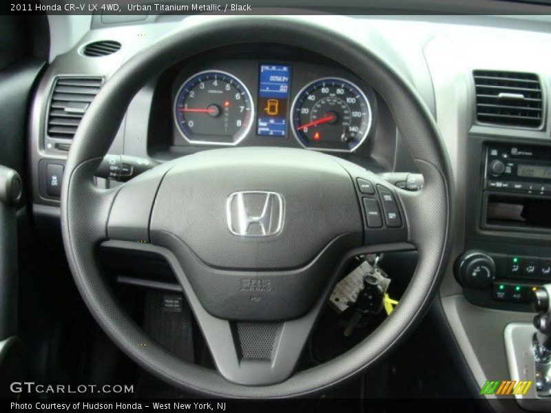 Urban Titanium Metallic / Black 2011 Honda CR-V LX 4WD