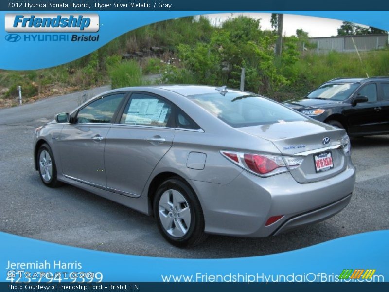 Hyper Silver Metallic / Gray 2012 Hyundai Sonata Hybrid