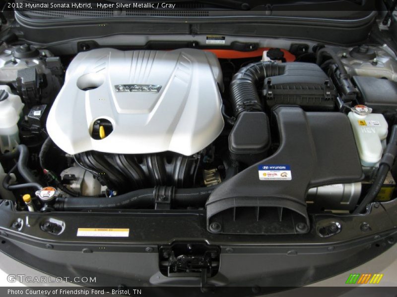 Hyper Silver Metallic / Gray 2012 Hyundai Sonata Hybrid