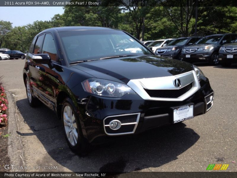 Crystal Black Pearl / Ebony 2011 Acura RDX SH-AWD
