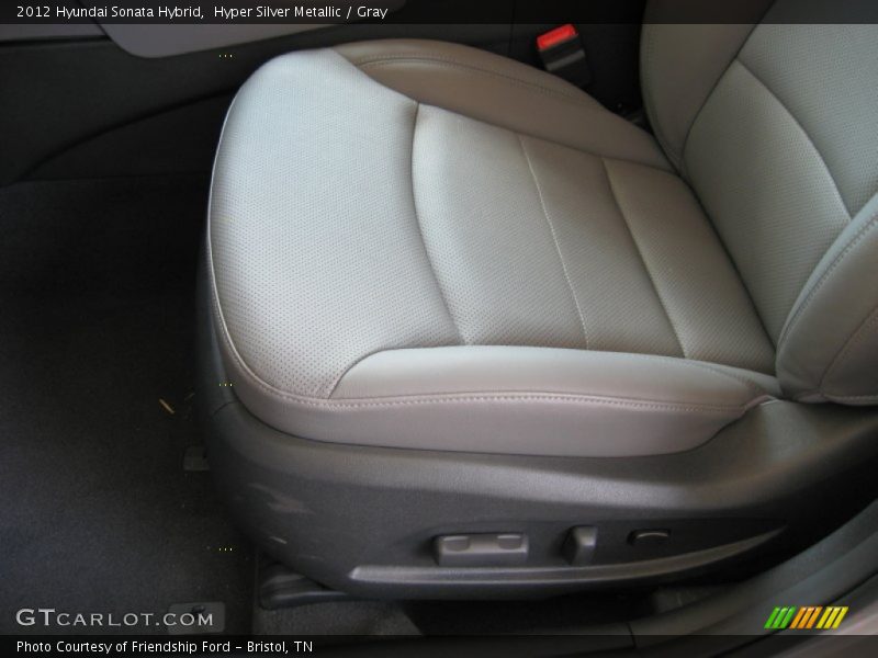 Hyper Silver Metallic / Gray 2012 Hyundai Sonata Hybrid