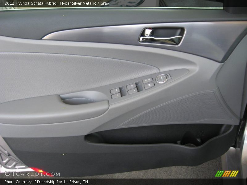 Hyper Silver Metallic / Gray 2012 Hyundai Sonata Hybrid