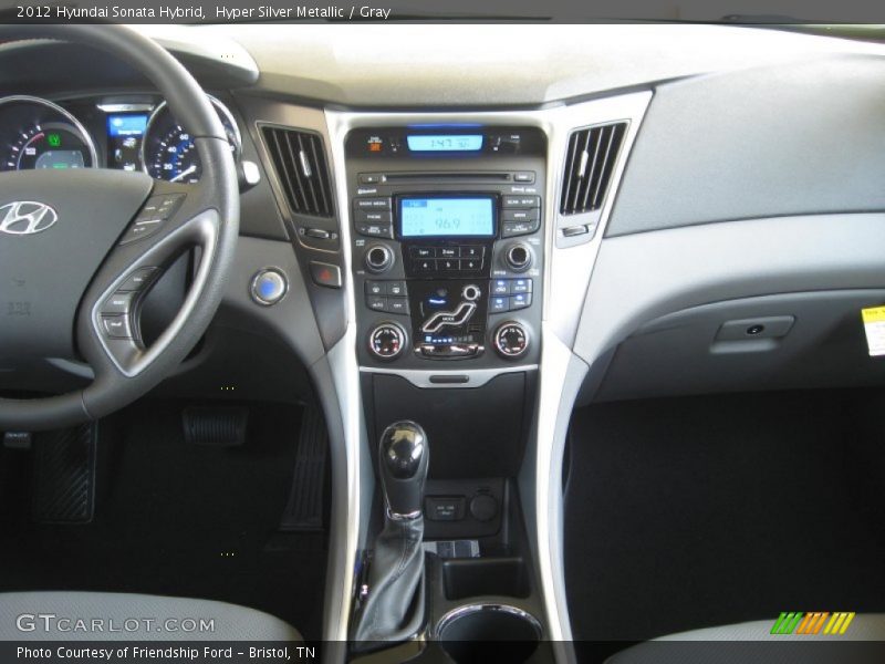 Hyper Silver Metallic / Gray 2012 Hyundai Sonata Hybrid