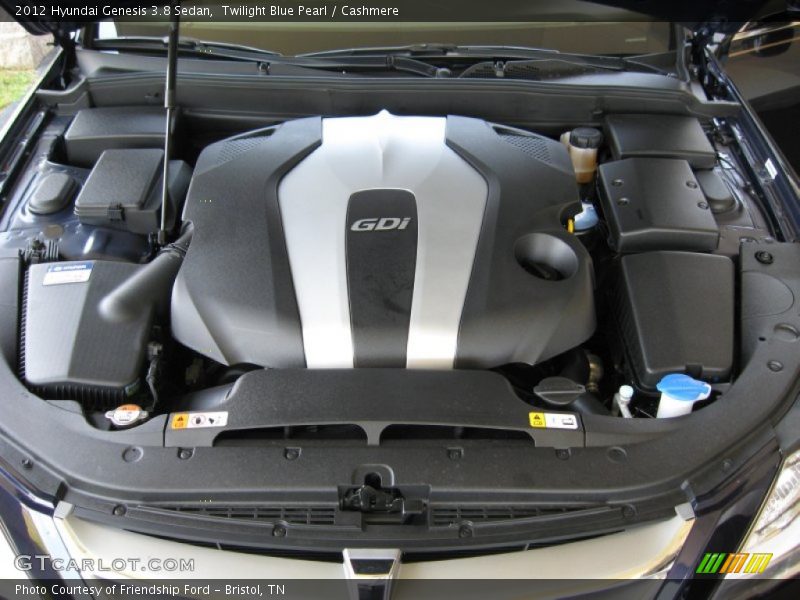 Twilight Blue Pearl / Cashmere 2012 Hyundai Genesis 3.8 Sedan