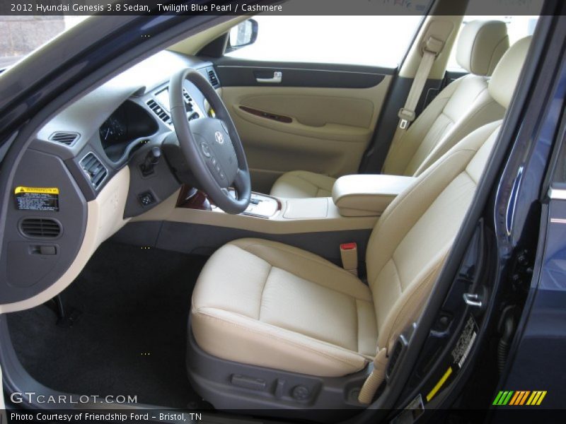Twilight Blue Pearl / Cashmere 2012 Hyundai Genesis 3.8 Sedan