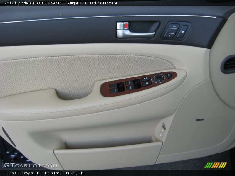 Twilight Blue Pearl / Cashmere 2012 Hyundai Genesis 3.8 Sedan