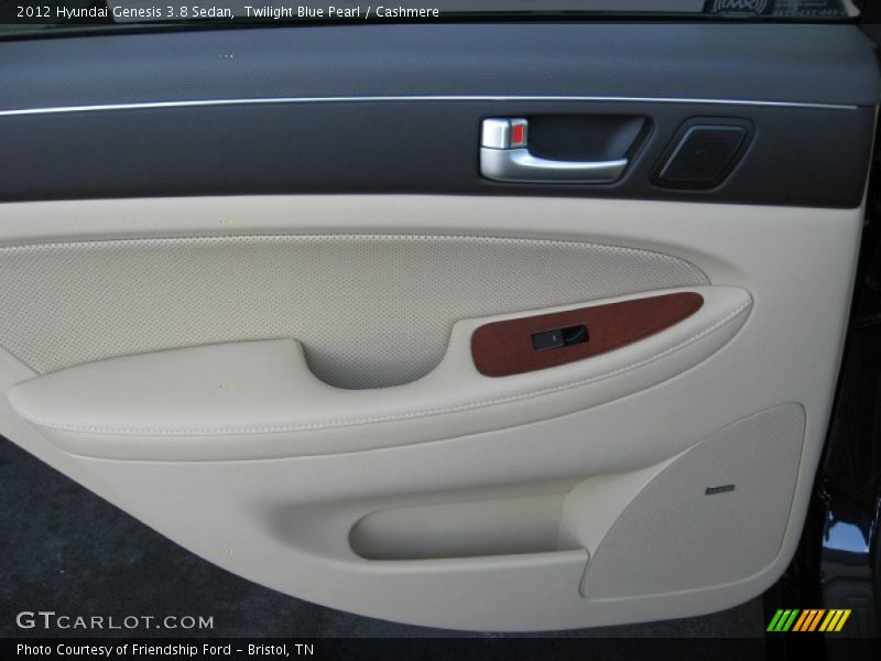 Twilight Blue Pearl / Cashmere 2012 Hyundai Genesis 3.8 Sedan