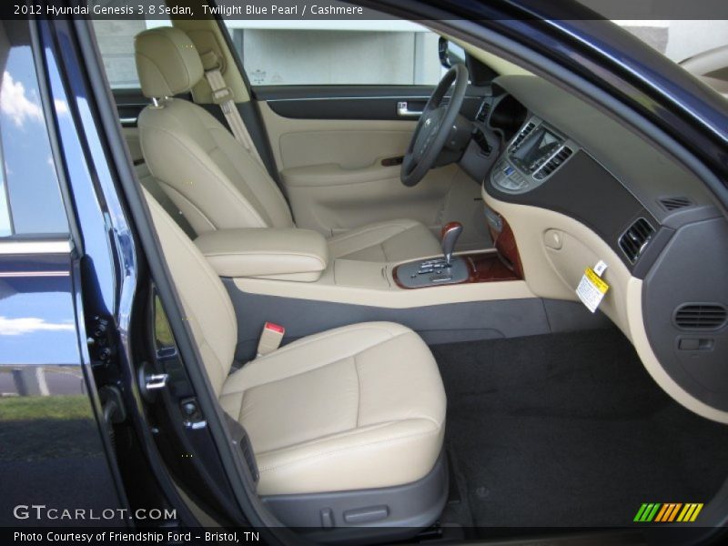 Twilight Blue Pearl / Cashmere 2012 Hyundai Genesis 3.8 Sedan
