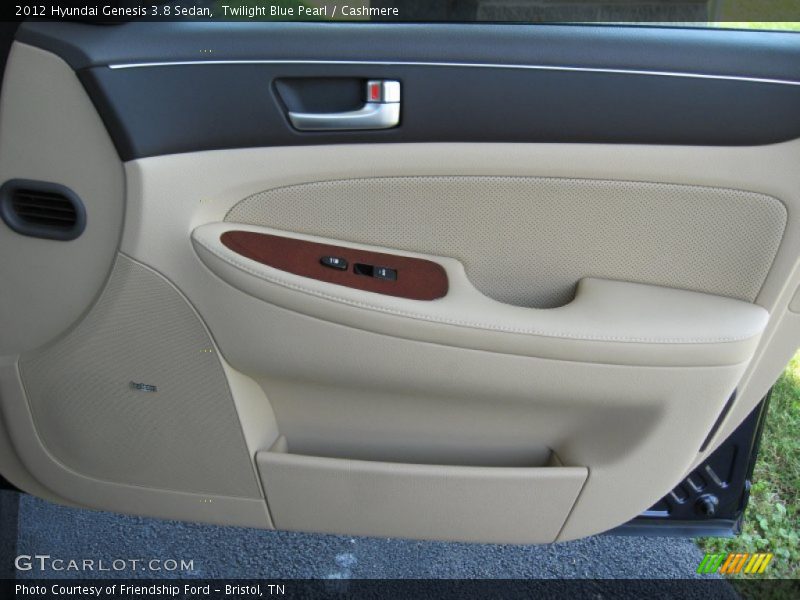 Twilight Blue Pearl / Cashmere 2012 Hyundai Genesis 3.8 Sedan