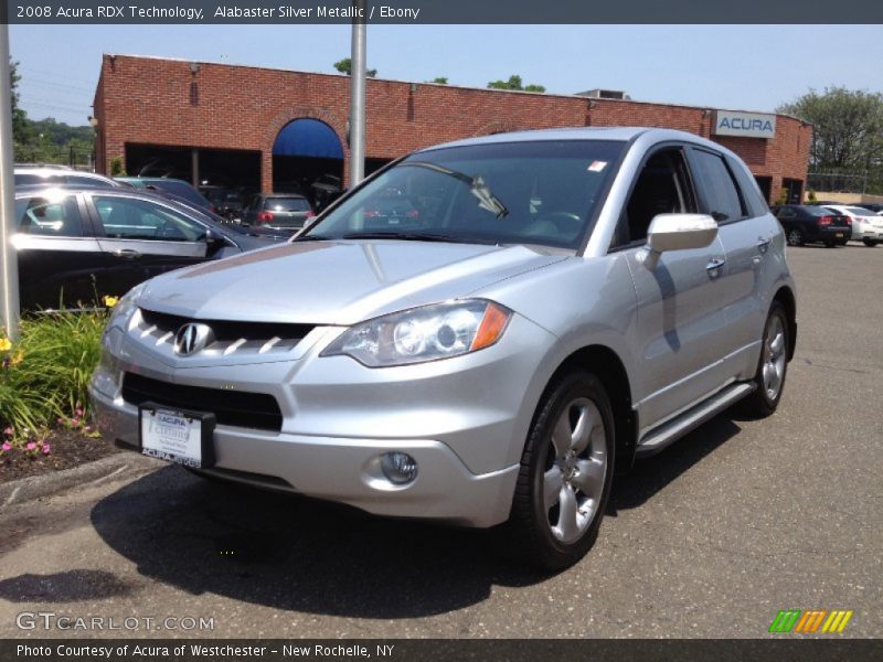 Alabaster Silver Metallic / Ebony 2008 Acura RDX Technology