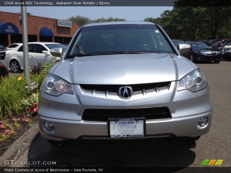 Alabaster Silver Metallic / Ebony 2008 Acura RDX Technology