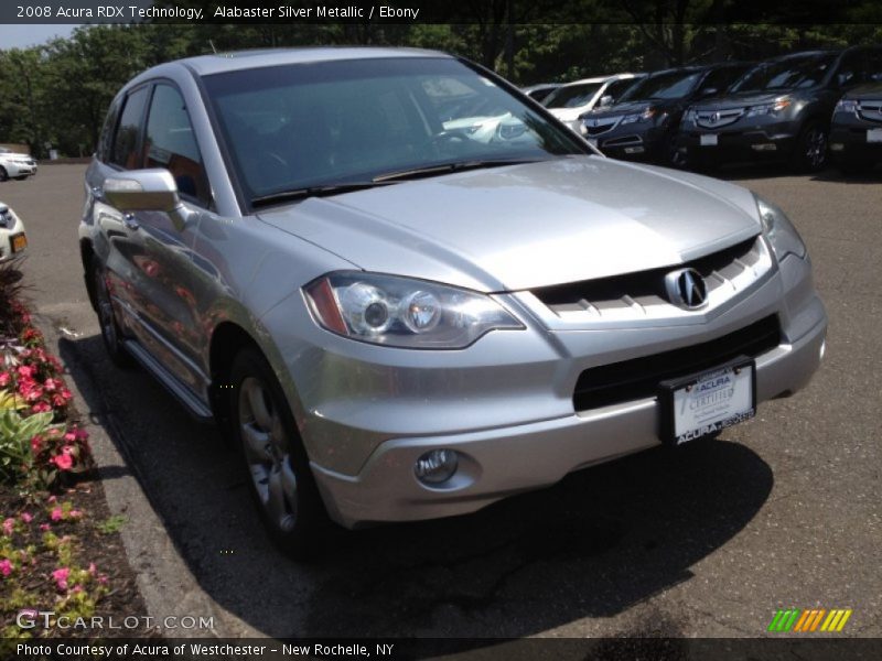 Alabaster Silver Metallic / Ebony 2008 Acura RDX Technology