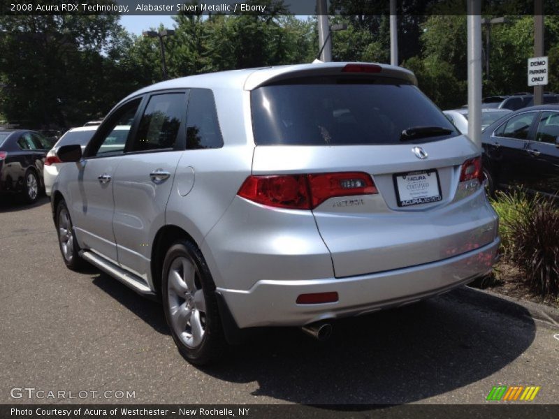 Alabaster Silver Metallic / Ebony 2008 Acura RDX Technology