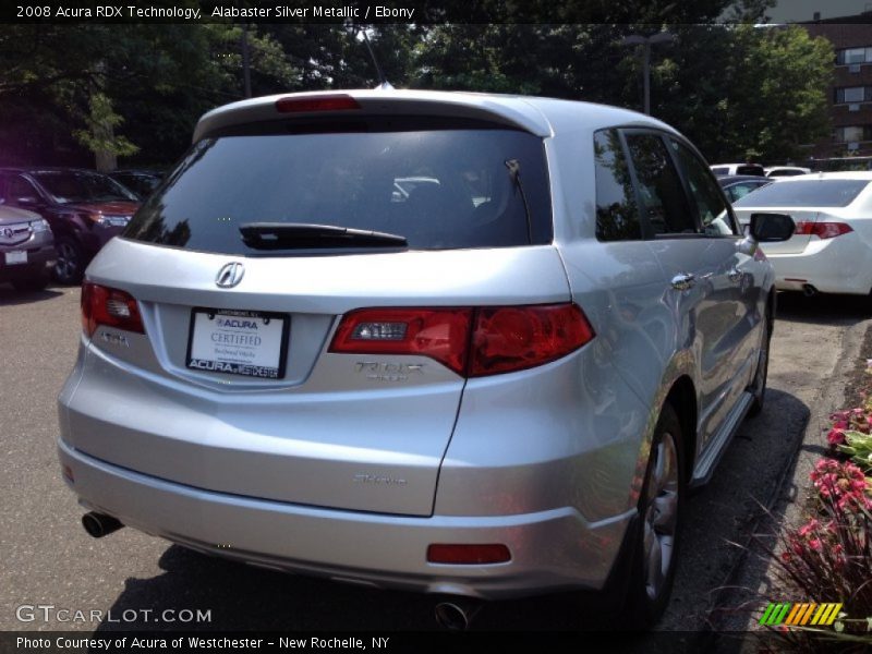 Alabaster Silver Metallic / Ebony 2008 Acura RDX Technology