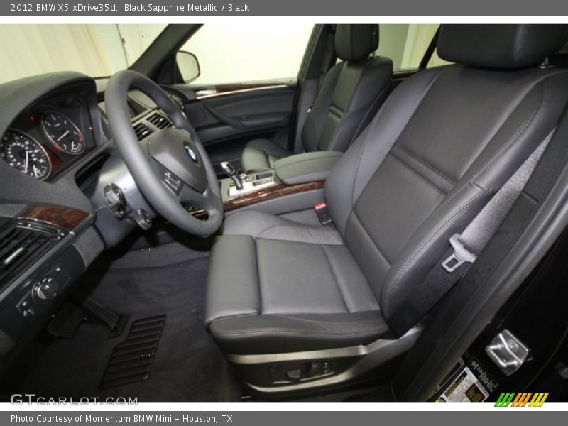 Black Sapphire Metallic / Black 2012 BMW X5 xDrive35d
