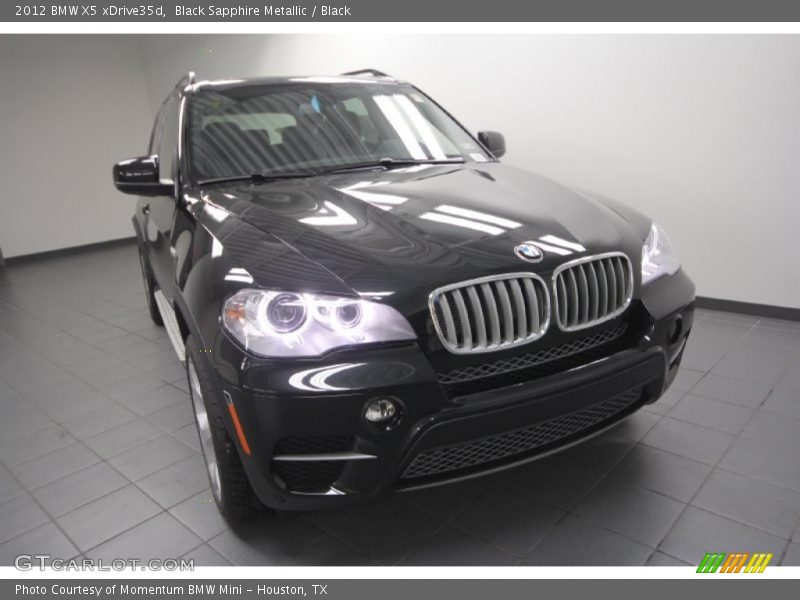 Black Sapphire Metallic / Black 2012 BMW X5 xDrive35d