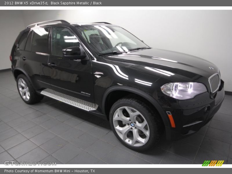 Black Sapphire Metallic / Black 2012 BMW X5 xDrive35d