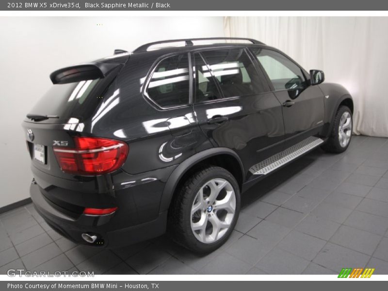 Black Sapphire Metallic / Black 2012 BMW X5 xDrive35d