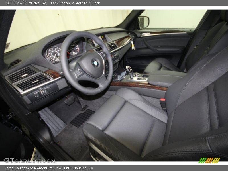 Black Sapphire Metallic / Black 2012 BMW X5 xDrive35d
