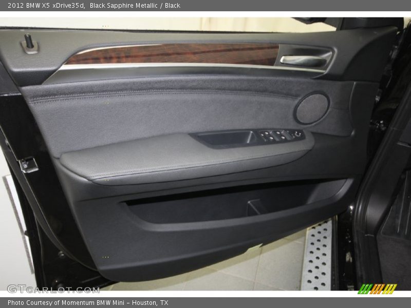 Black Sapphire Metallic / Black 2012 BMW X5 xDrive35d