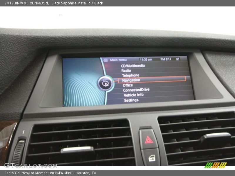 Black Sapphire Metallic / Black 2012 BMW X5 xDrive35d