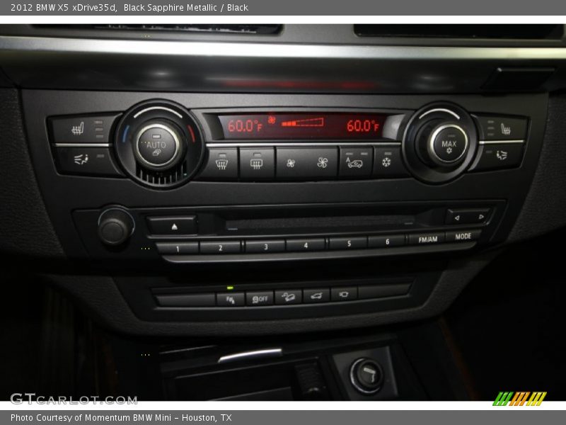 Black Sapphire Metallic / Black 2012 BMW X5 xDrive35d
