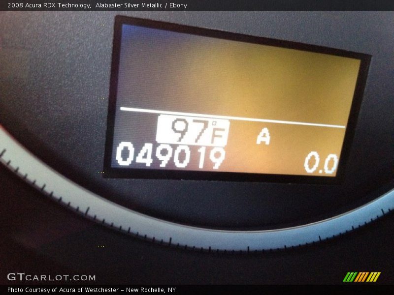 Alabaster Silver Metallic / Ebony 2008 Acura RDX Technology