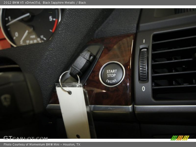 Black Sapphire Metallic / Black 2012 BMW X5 xDrive35d