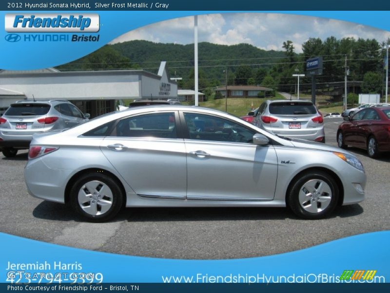 Silver Frost Metallic / Gray 2012 Hyundai Sonata Hybrid