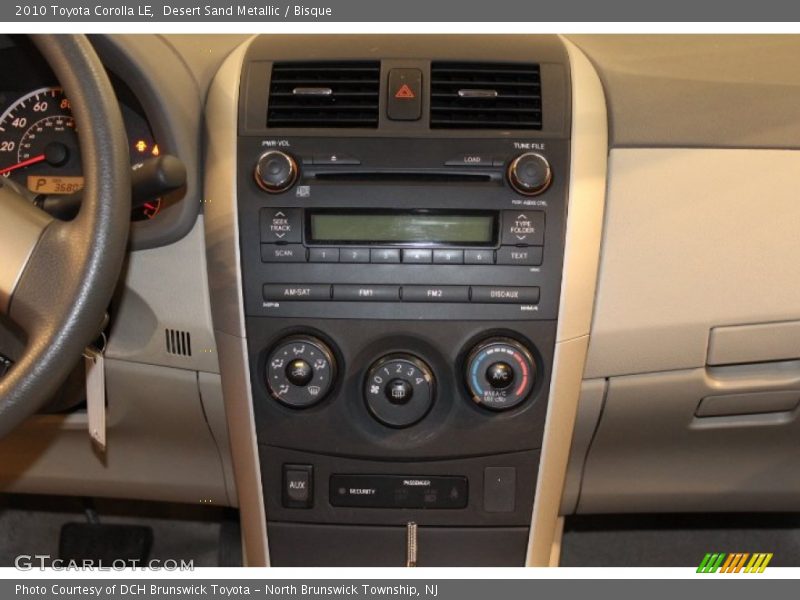 Desert Sand Metallic / Bisque 2010 Toyota Corolla LE