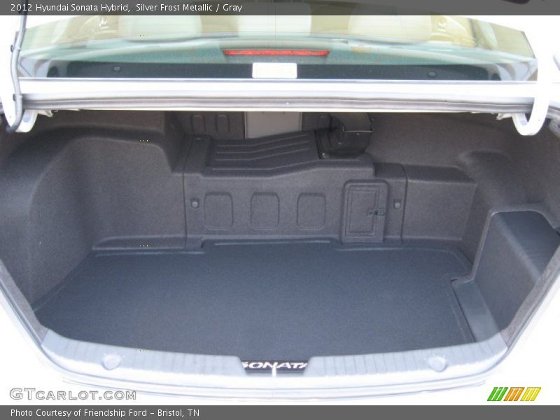 Silver Frost Metallic / Gray 2012 Hyundai Sonata Hybrid