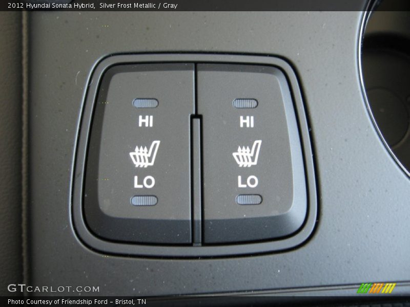 Silver Frost Metallic / Gray 2012 Hyundai Sonata Hybrid
