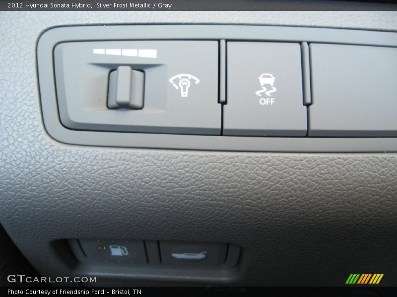 Silver Frost Metallic / Gray 2012 Hyundai Sonata Hybrid