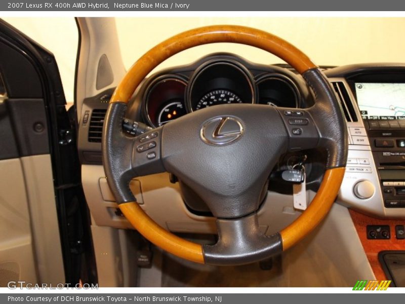 Neptune Blue Mica / Ivory 2007 Lexus RX 400h AWD Hybrid