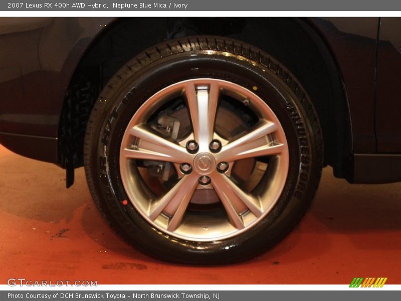 Neptune Blue Mica / Ivory 2007 Lexus RX 400h AWD Hybrid