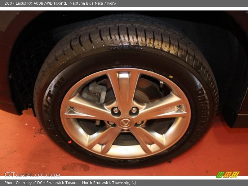 Neptune Blue Mica / Ivory 2007 Lexus RX 400h AWD Hybrid