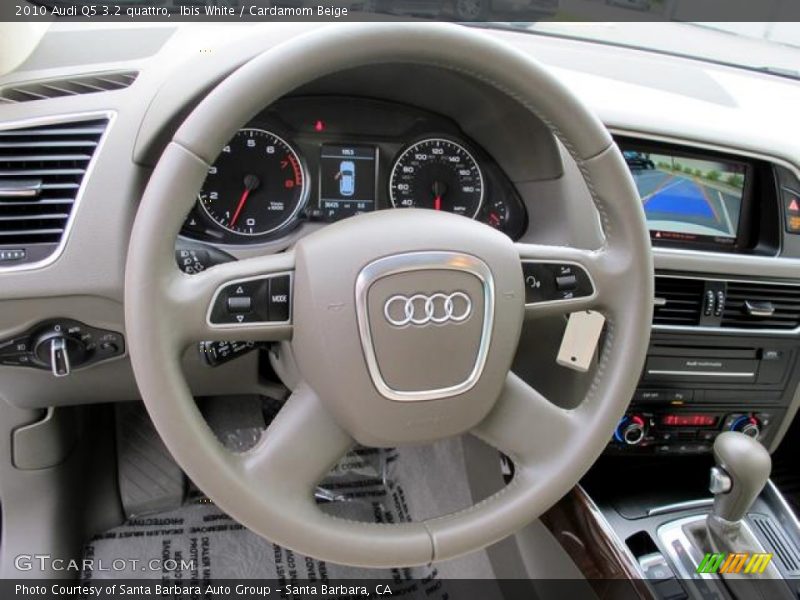 Ibis White / Cardamom Beige 2010 Audi Q5 3.2 quattro