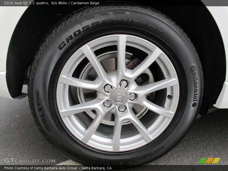 Ibis White / Cardamom Beige 2010 Audi Q5 3.2 quattro