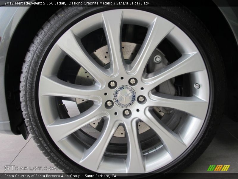  2012 S 550 Sedan Wheel