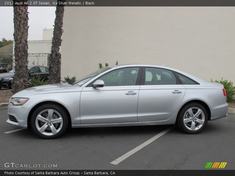 Ice Silver Metallic / Black 2012 Audi A6 2.0T Sedan