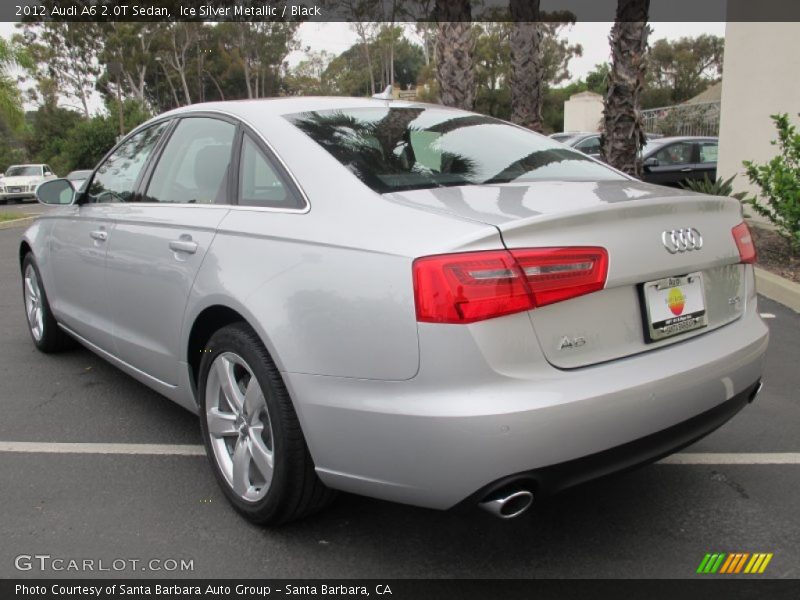 Ice Silver Metallic / Black 2012 Audi A6 2.0T Sedan