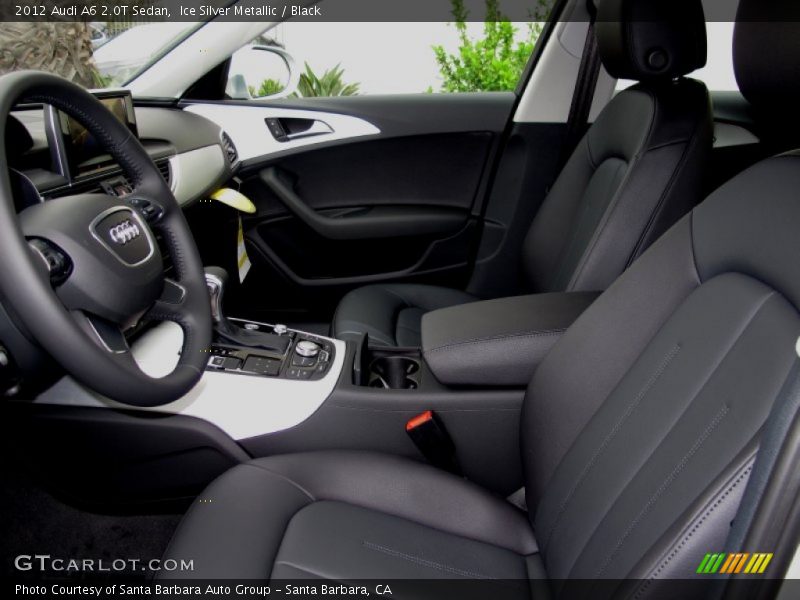 Ice Silver Metallic / Black 2012 Audi A6 2.0T Sedan