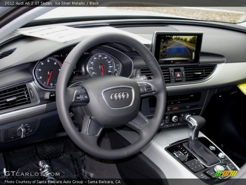 Ice Silver Metallic / Black 2012 Audi A6 2.0T Sedan
