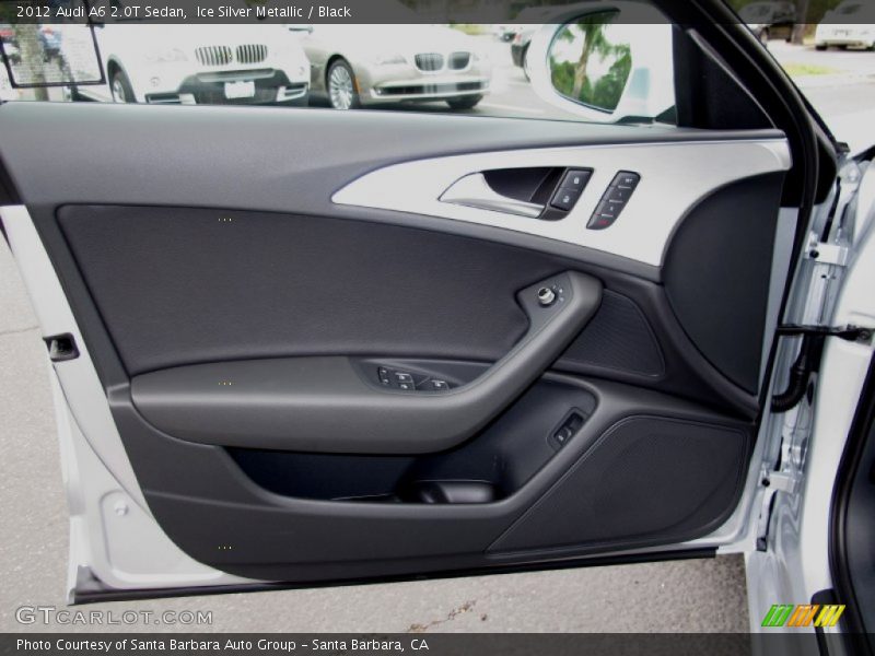 Ice Silver Metallic / Black 2012 Audi A6 2.0T Sedan