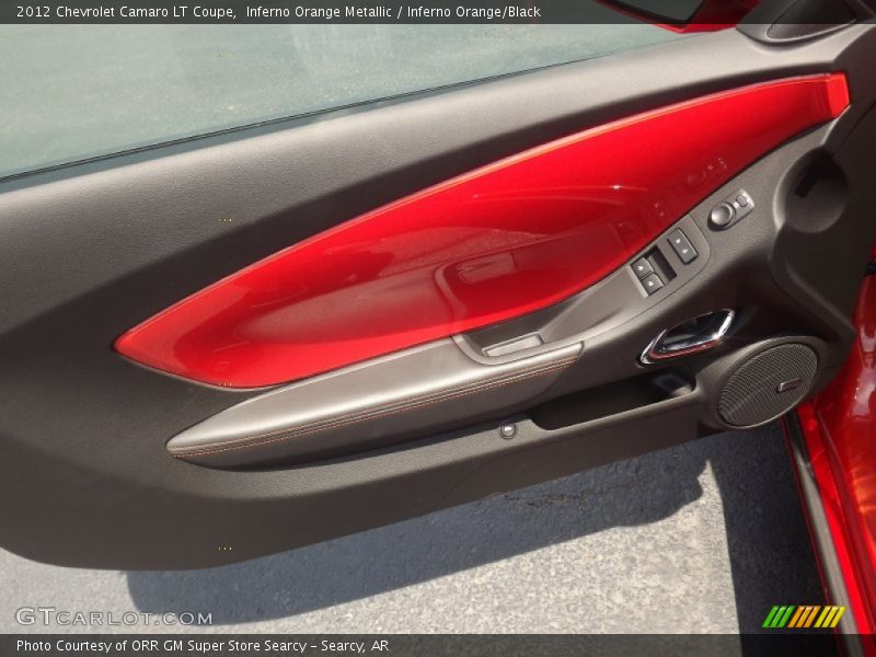 Inferno Orange Metallic / Inferno Orange/Black 2012 Chevrolet Camaro LT Coupe