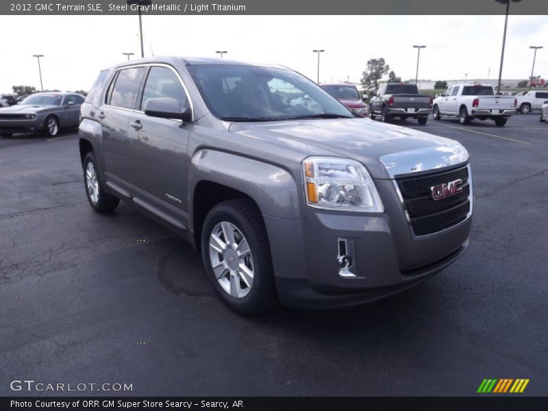 Steel Gray Metallic / Light Titanium 2012 GMC Terrain SLE