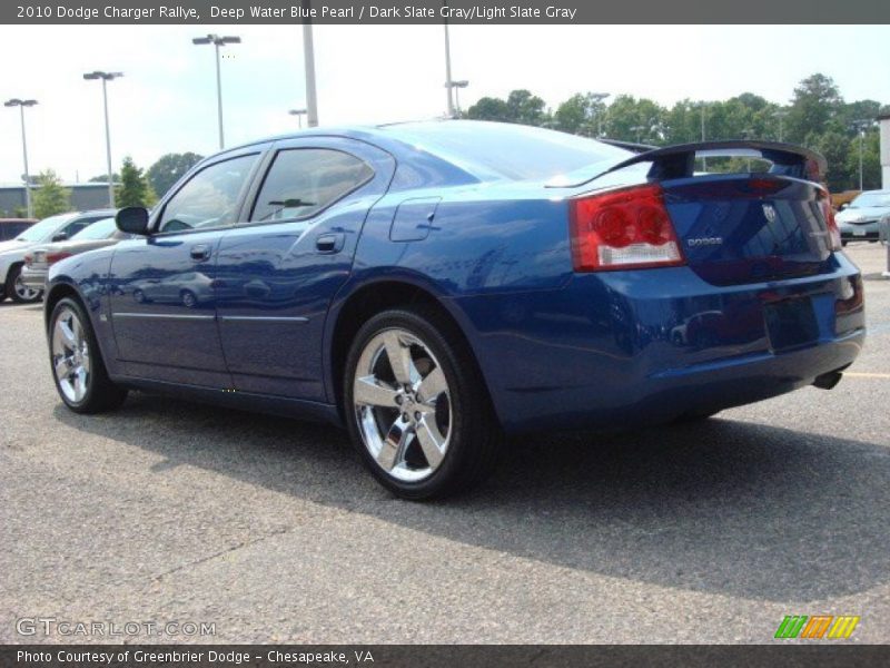 Deep Water Blue Pearl / Dark Slate Gray/Light Slate Gray 2010 Dodge Charger Rallye