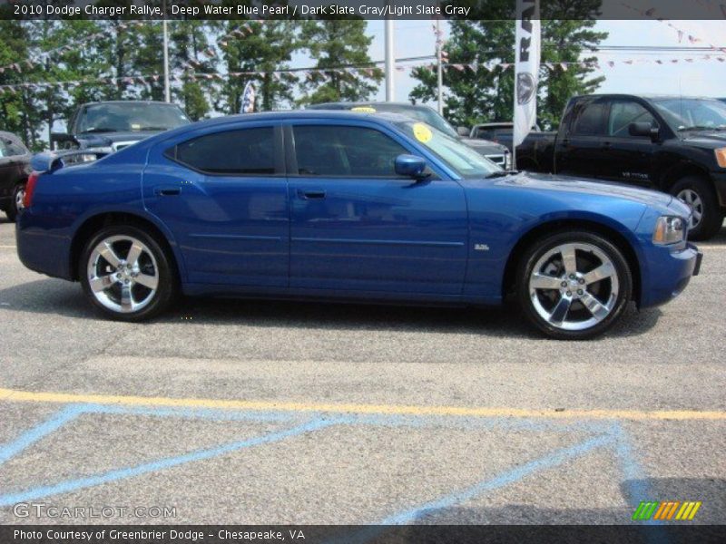 Deep Water Blue Pearl / Dark Slate Gray/Light Slate Gray 2010 Dodge Charger Rallye