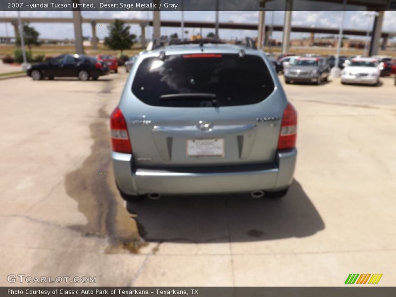 Desert Sage Metallic / Gray 2007 Hyundai Tucson Limited