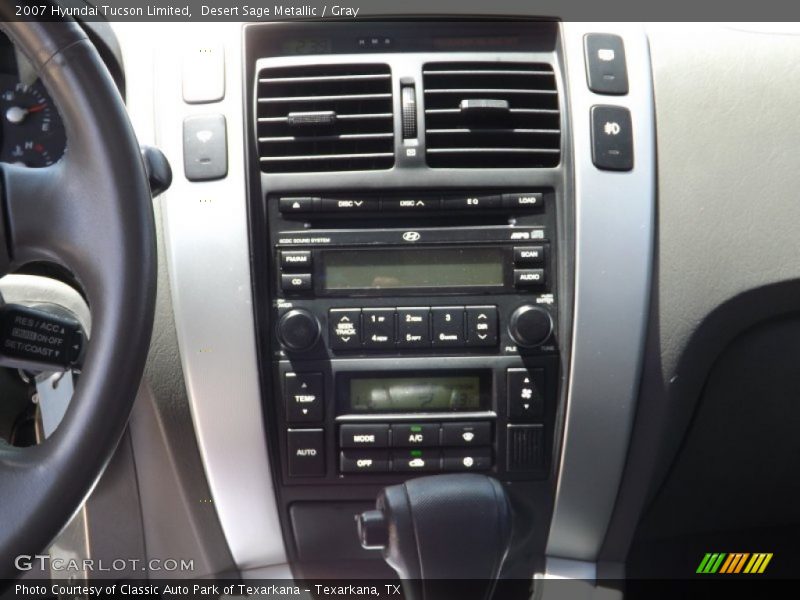 Desert Sage Metallic / Gray 2007 Hyundai Tucson Limited